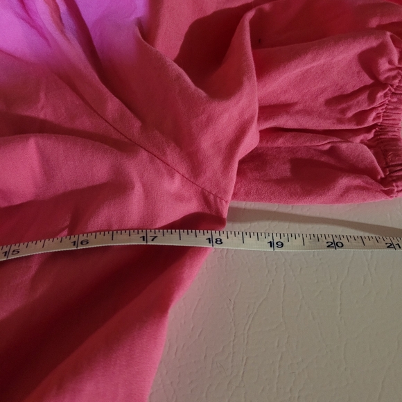 Japna pink midi with sleeves L - Picture 4 of 6